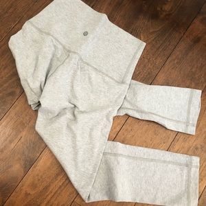 Lululemon Hi Rise Crop Cotton Legging